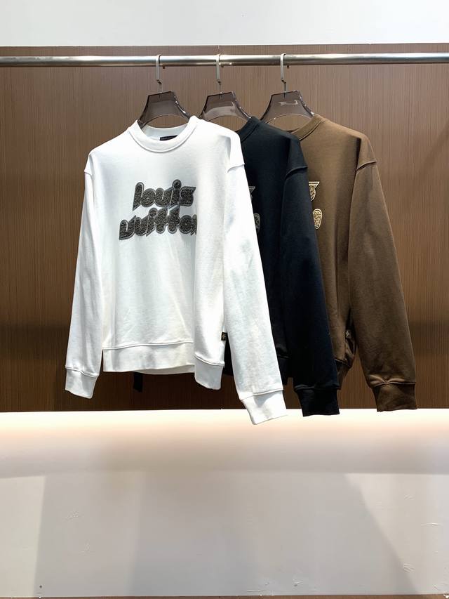 Lv 25Ss Newest and latest top-quality crew neck sweatshirt, exquisite craftsmans