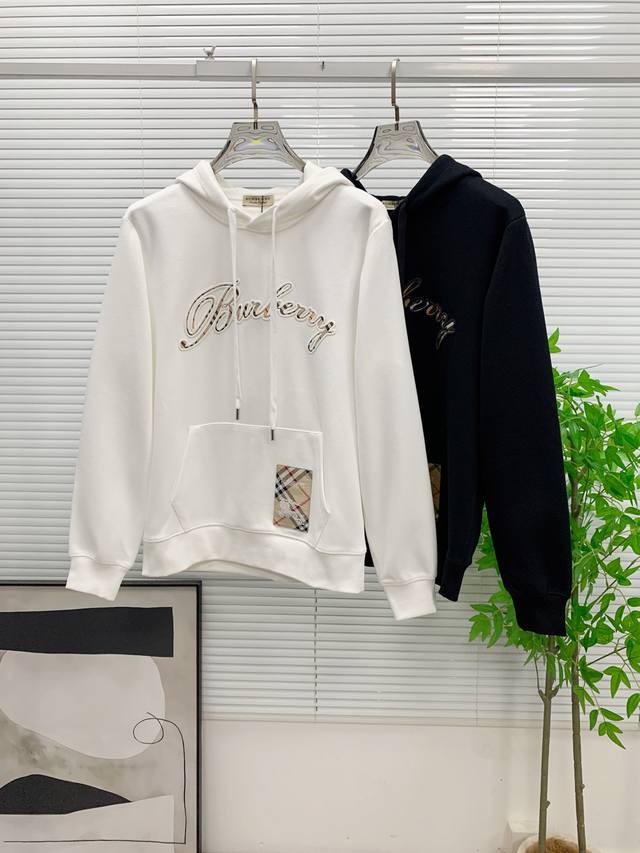 Burberry 25Ss Newest and Top-Tier Version Exquisitely Crafted Hooded Sweatshirt