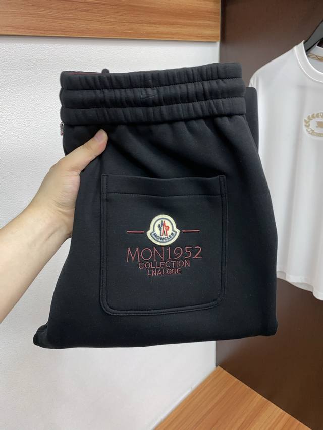 Moncler Autumn/Winter High-Quality 2025Gw New Autumn/Winter Casual Pants, Sligh