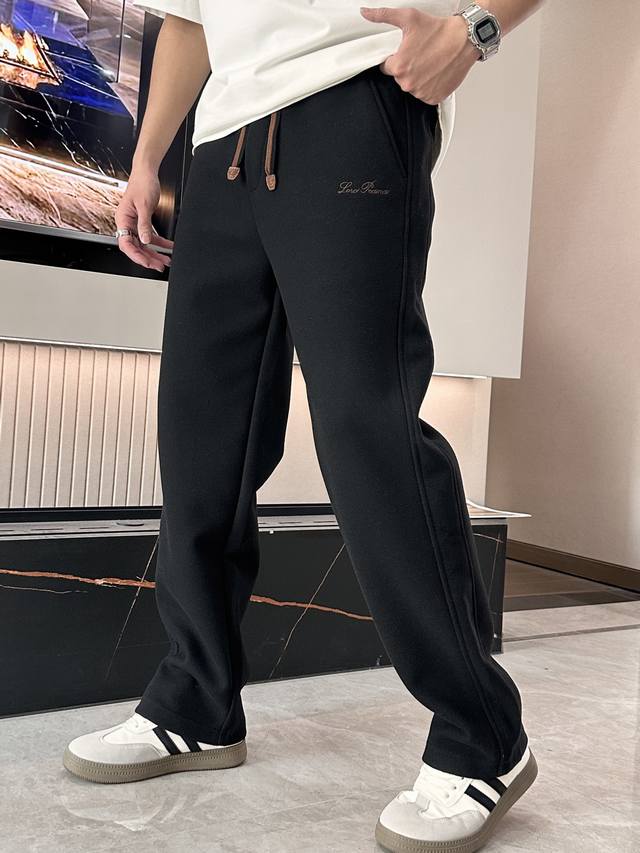 Lp2540 Autumn/Winter New Fleece-Lined Casual Pants! Available simultaneously on