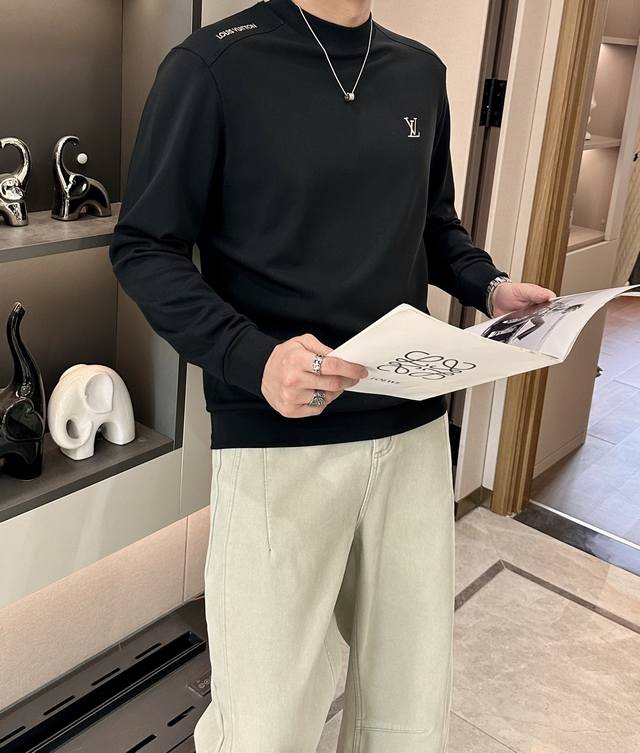 Lv 2025 Autumn/Winter New Long-Sleeve Shirt, custom fabric, unique logo design,