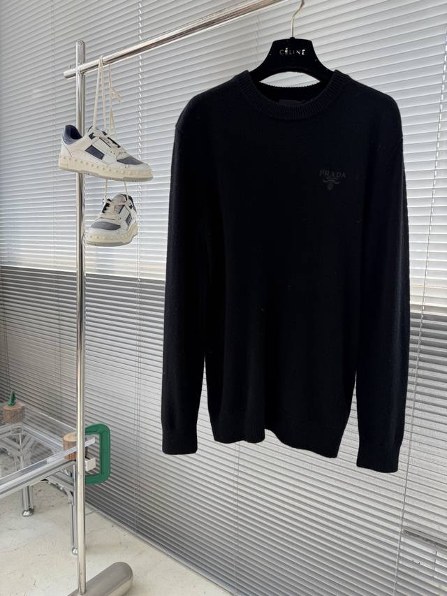 prad 2025 Autumn/Winter Basic Fine Wool Sweater - Comfortable and Warm! Pilling-