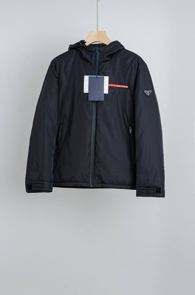 pra#Da Prada 5 26 Fw Men's Urban Casual Outdoor Down Jacket #prada Linea Rossa t