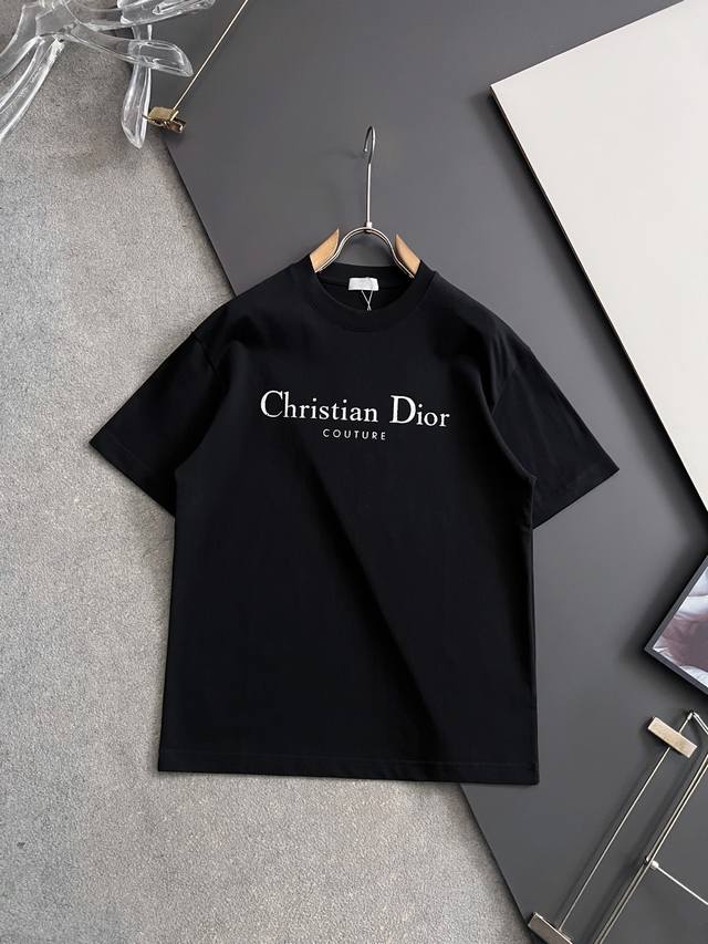 Cd*2026Ss Latest craftsmanship short-sleeved shirt, 280G pure cotton double yarn