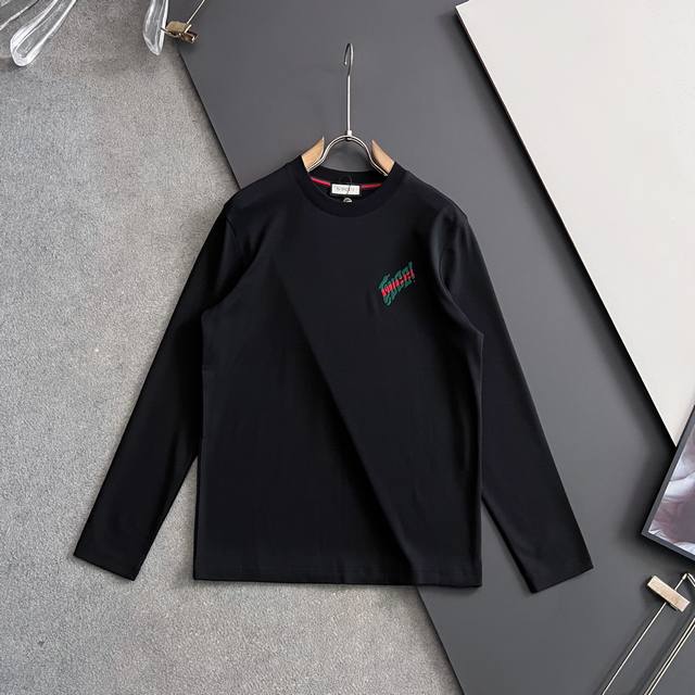 Gucc*, 2025 Autumn/Winter New Arrival Base Layer Shirt, High-Quality Item, Avail