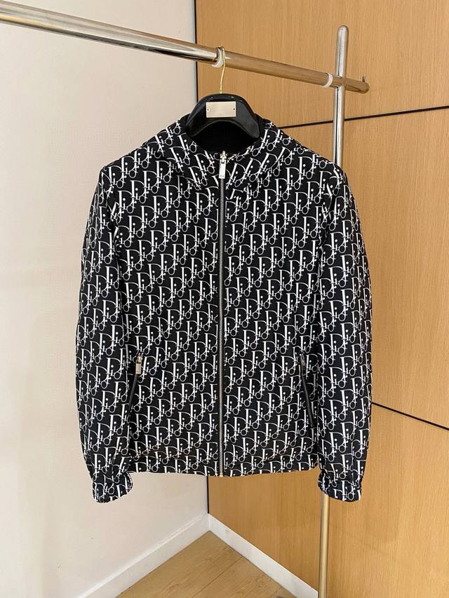 Dior 2025 Fall/Winter New Lightweight Cotton Jacket, Reversible, Original Quali