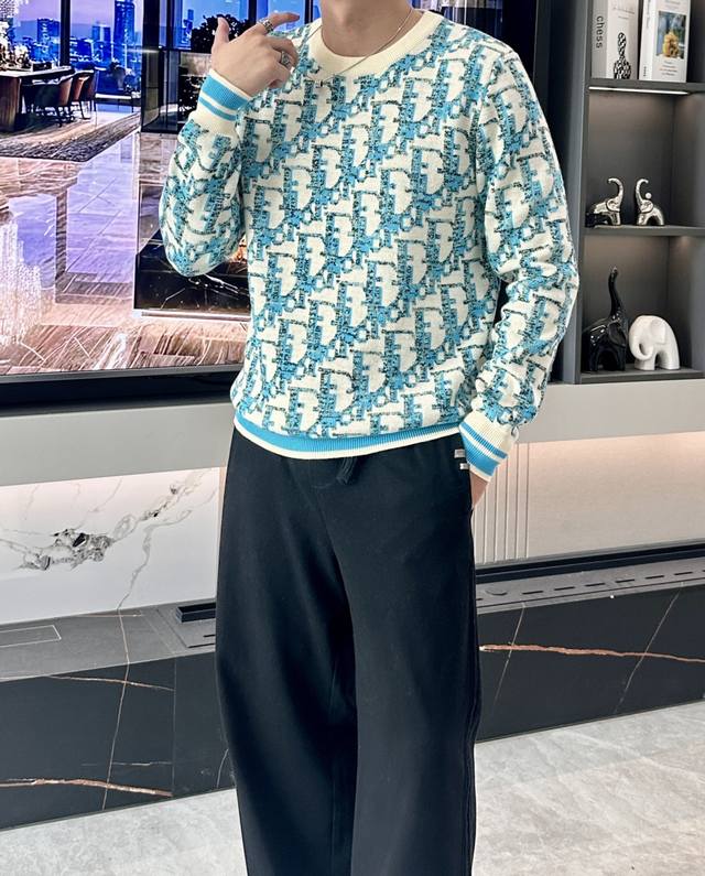 Dior's Top Recommendation! 2025 Autumn/Winter New Arrival, Classic Fashion Knitw