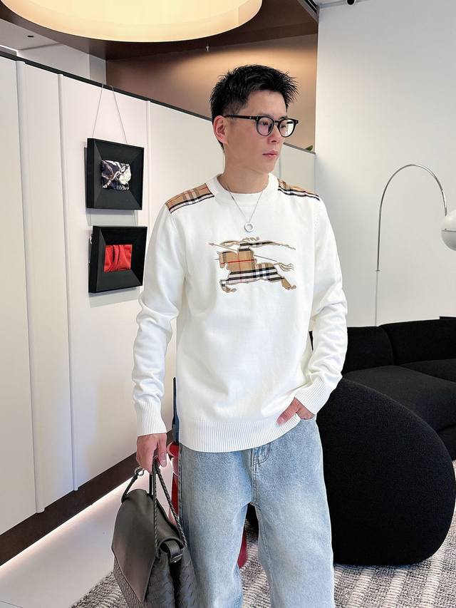 New Burberry Sweater Arrives! 2025 Fall/Winter Latest Collection, 1:1 Top-Tier