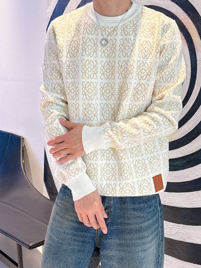 Loewe 2025 Fall/Winter Newest Collection Sweater, 1:1 Top-Tier Replica from Offi