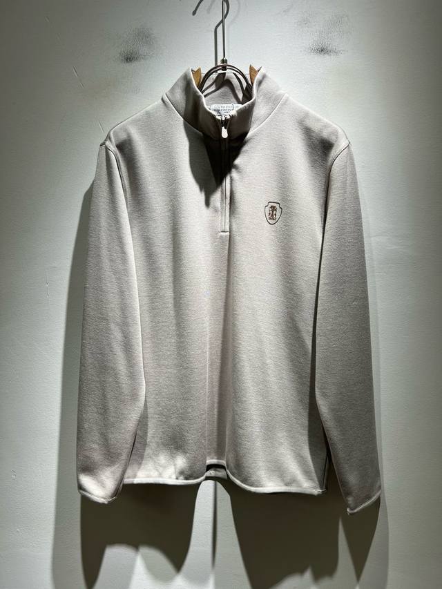 Bc-Brunello Cucineli 2025 Autumn/Winter New Men's Long-Sleeved Base Layer, a fas