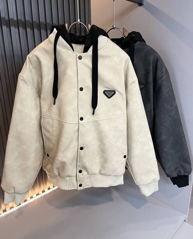 prad*A Prada 2025 Autumn/Winter Unisex Cotton-padded Jacket, In Stock! Prada has