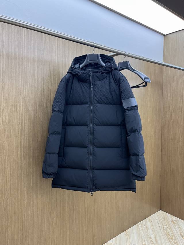 Autumn/Winter Down Jacket Lv 2540 Autumn/Winter New Hooded Mid-Length Down Jack