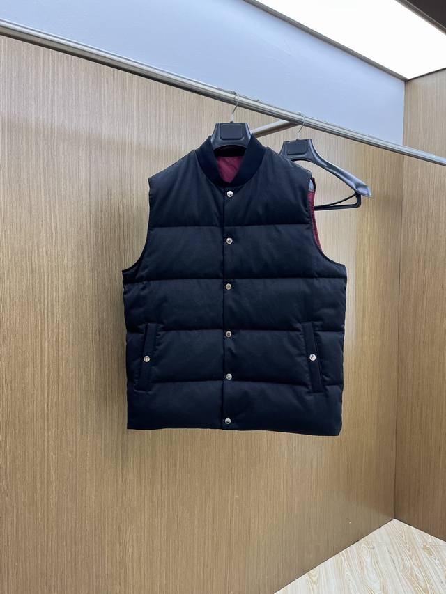 Autumn/Winter Down Vest Dg2540 Autumn/Winter New Reversible Down Vest Original C