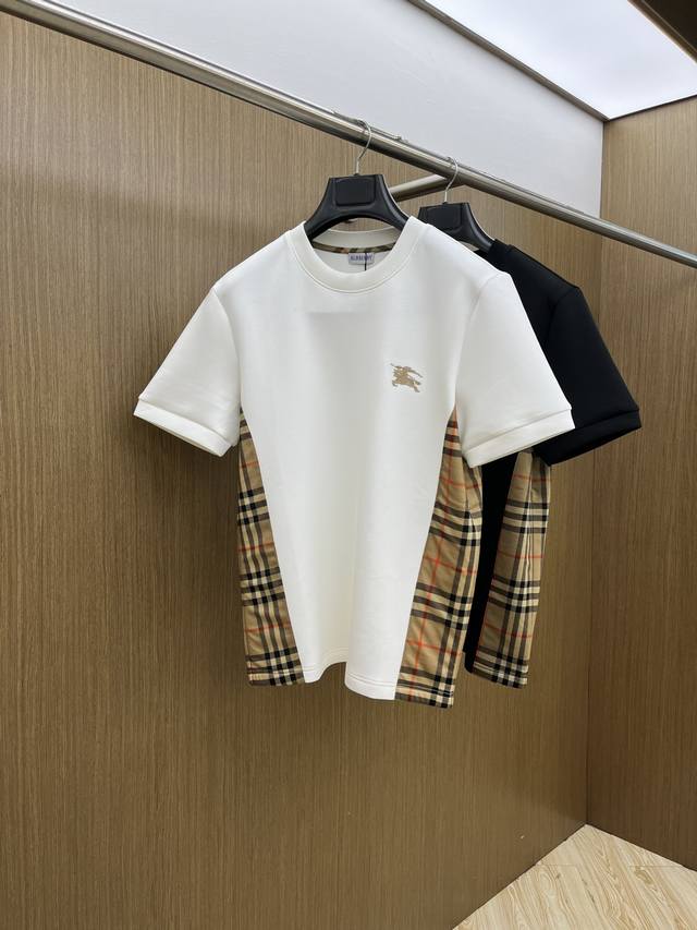 Bbr 2025 Autumn/Winter Crew Neck Embroidered Short-Sleeve T-Shirt Base Layer. Th