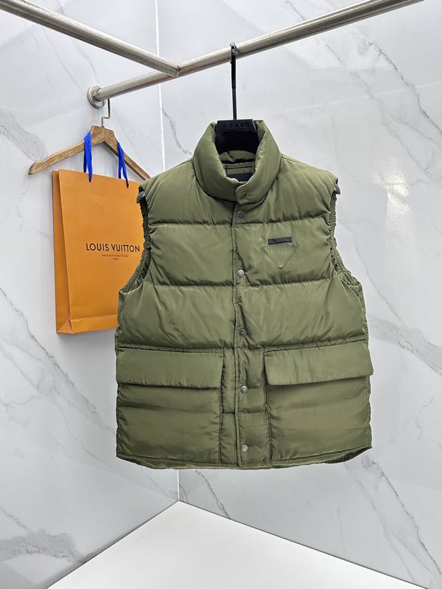Prada 2025 Fall/Winter New Down Jacket Runway New Product Down Vest Official We
