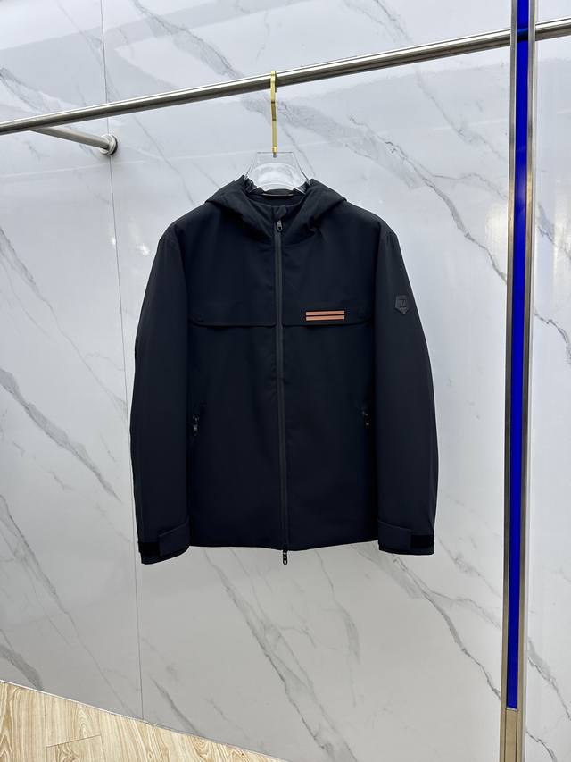 Zegna 2025 Newest Fashion Hooded Down Jacket, a top-selling winter down jacket,