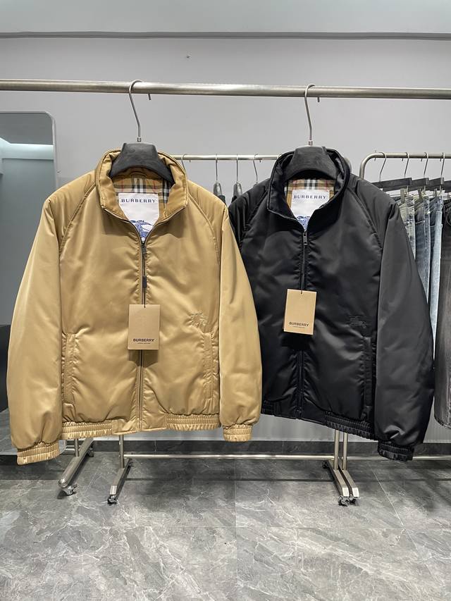 Bu25Fw Autumn/Winter New High-Density Technical Fiber Stand-Up Collar Down Jacke