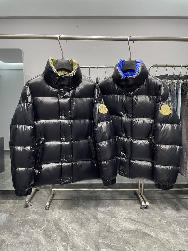 Mon25Fw Autumn/Winter Fashionable Matte Nylon Waterproof Down Jacket, Classic Em