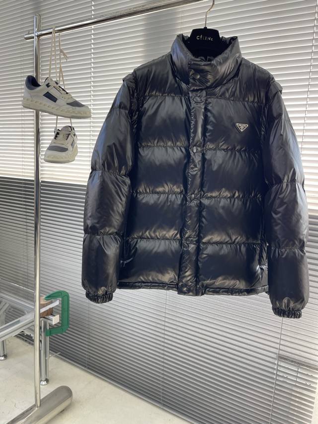 prad Detachable sleeves, two ways to wear. 2025 Autumn/Winter New Arrival. All t