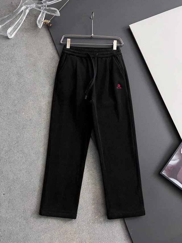 Lp*2025Fw Autumn/Winter New Casual Sweatpants # Soft double-sided fleece and dia
