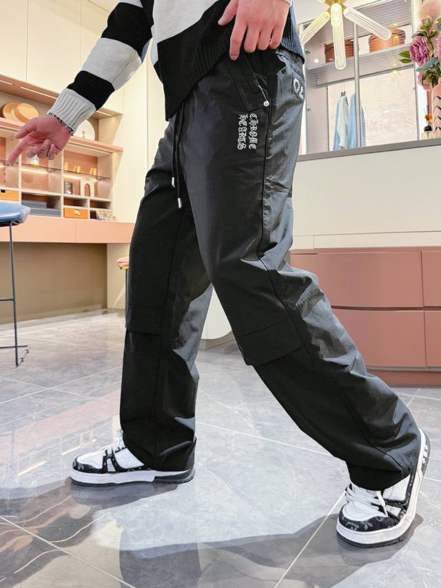 Chrome Hearts premium quality, extra thick! 2025 Fall/Winter new casual pants!