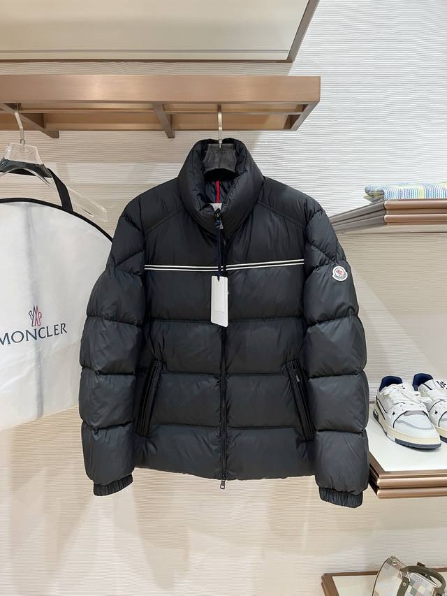 Top-tier version premium down jacket with Moncler black technology membrane. Thi
