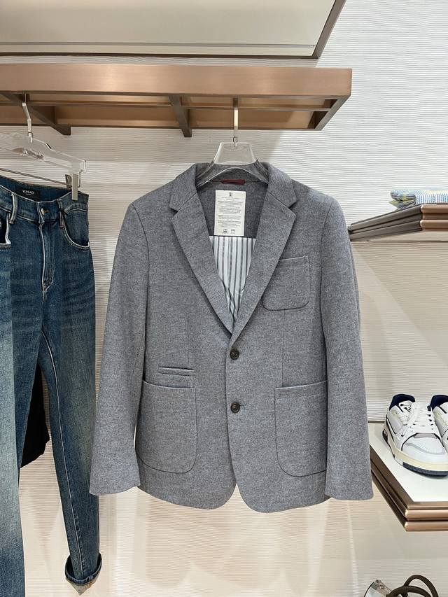 Recommended: Bc 2025 Autumn/Winter New Blended Fabric Men's Slim Fit Suit Jacke