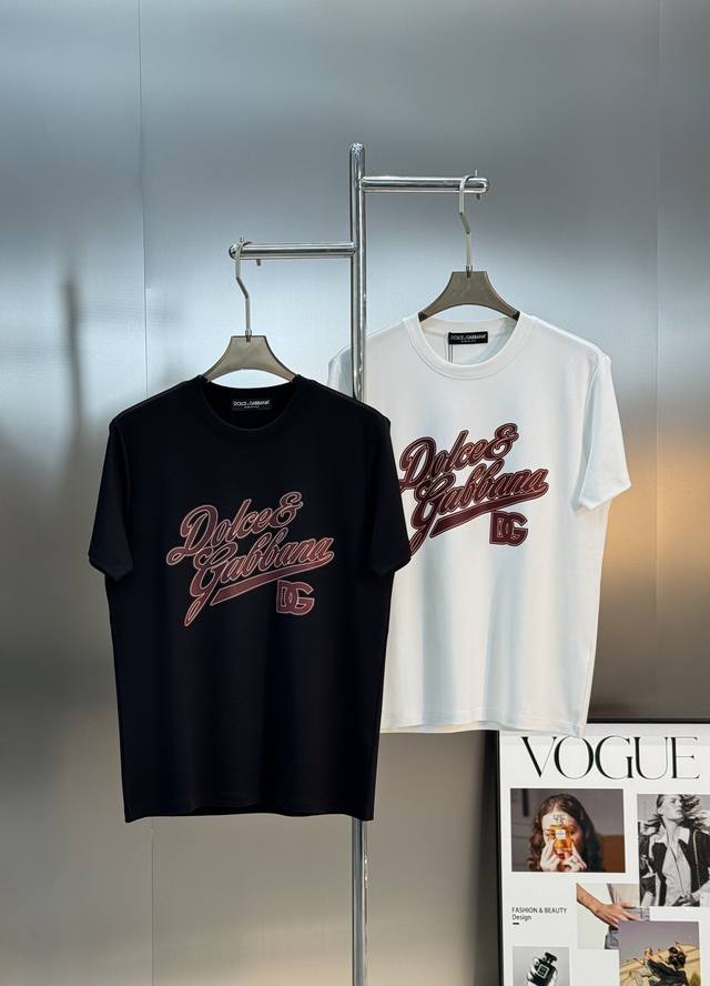 D&G*Dolce & Gabbana 25S New Modal T-Shirt. Classic Recommendation! Premium G Mod