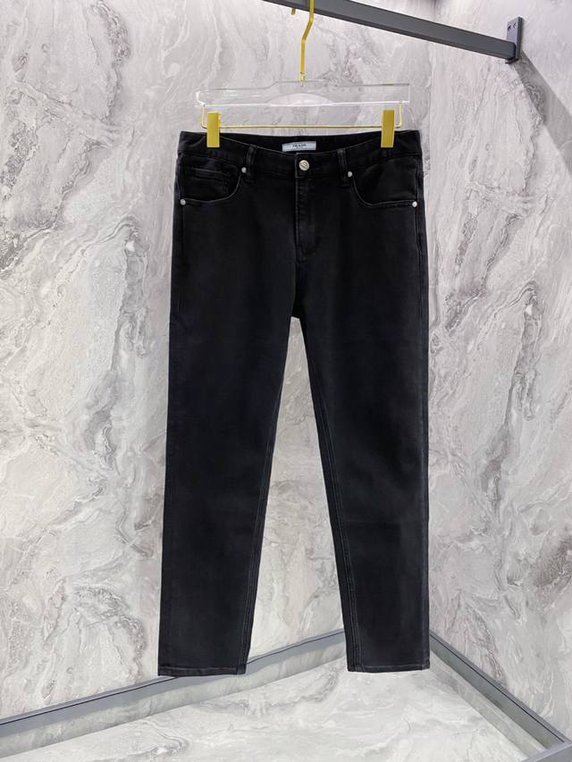 Prada 2025 Early Autumn New Men's Jeans. A high-end quality choice, these versa