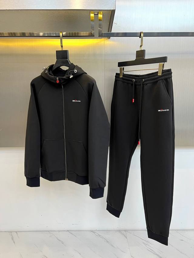 Kiton's Fall/Winter 2025 tracksuit, featuring a top-quality cashmere blend fabr