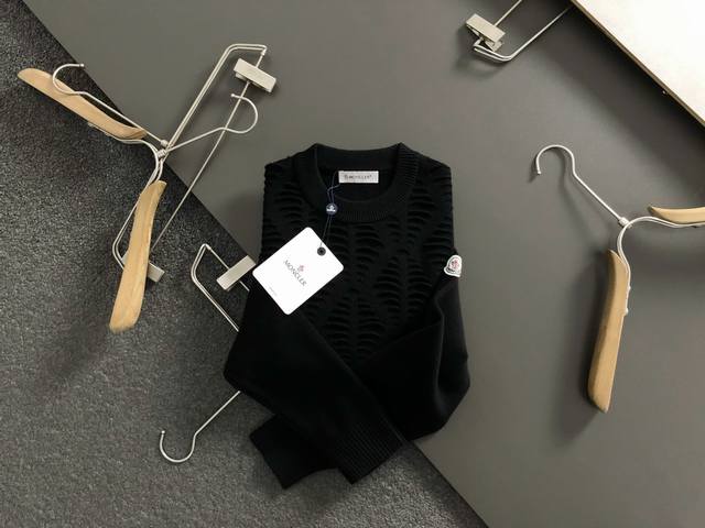 Mon+ Fitted M-Xxxl 2025 Autumn/Winter Trendy Wool Sweater. Featuring a three-dim