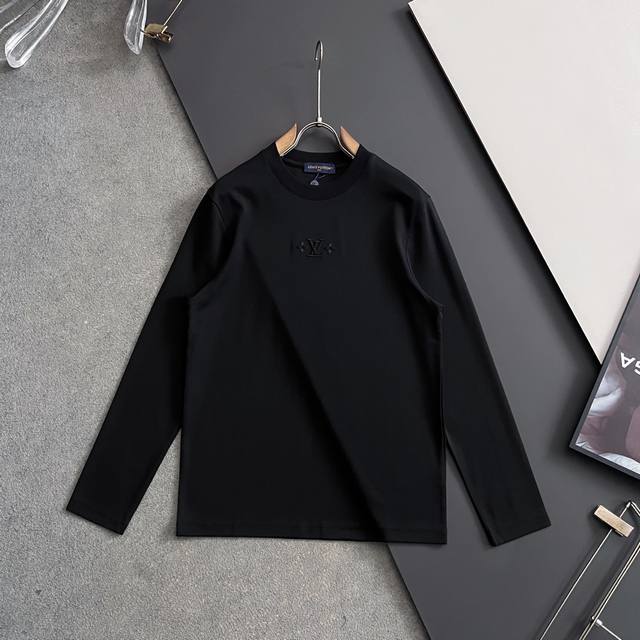 LV*, 2025 Autumn/Winter New Arrival Base Layer Shirt, High-Quality Item, Availab