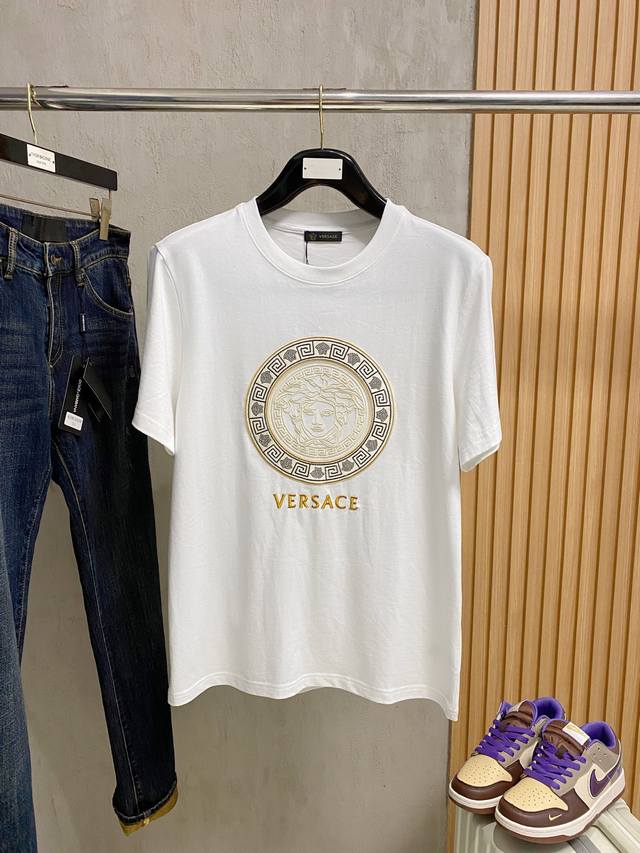 Versace 2026 Spring/Summer New Unisex Short-Sleeve T-Shirt, Latest Exclusive Onl