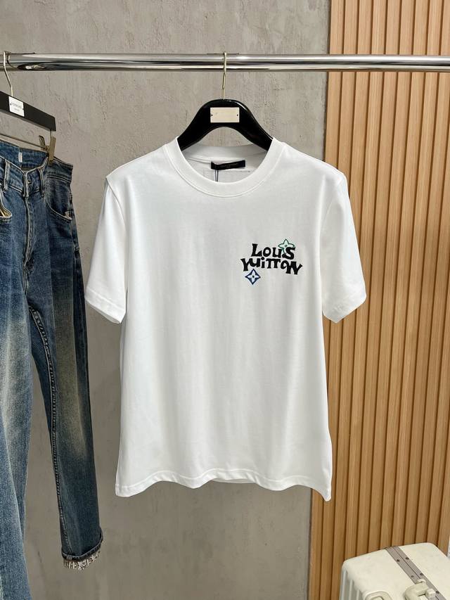 Lv 2026 Spring/Summer New Arrival - Latest Short-Sleeve Crew Neck T-Shirt from O