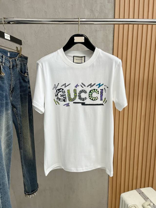 Gucci 2026 Spring/Summer New Arrival - Latest Boutique Short-Sleeve Crew Neck T-