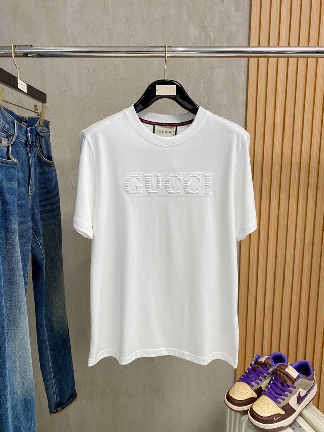 Gu# 2026 Spring/Summer New Arrival - Latest Short-Sleeve Crew Neck T-Shirt, High