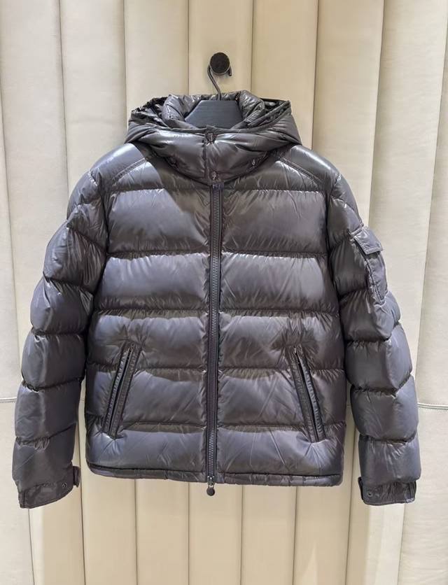 Adjust price p Moncler Maya short hooded men's down jacket. Best color of the y