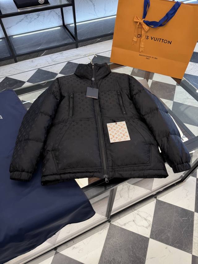 Louis Vuitton LV classic technical nylon fabric Monogram all-over jacquard stand