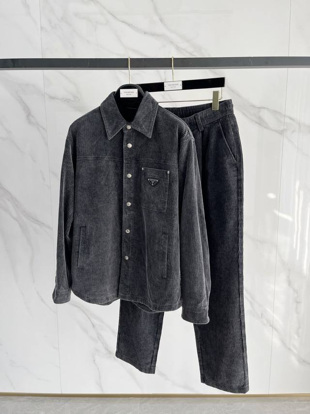 A complete Prada luxury suit, 2025 Autumn/Winter new style, runway look, custom