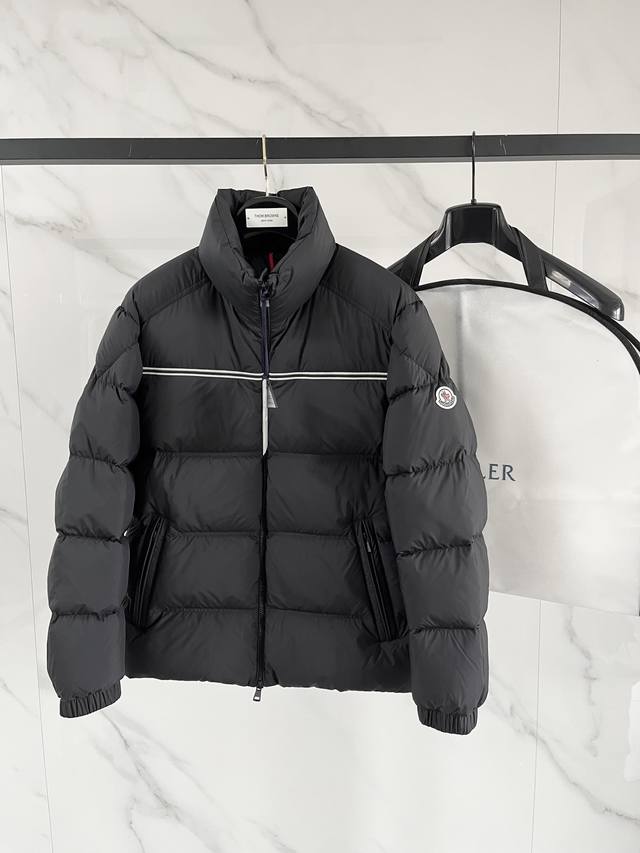 Top-tier version premium down jacket with Moncler black technology membrane. Thi