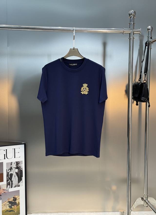 D&G*Dolce & Gabbana 25S Haute Couture! New Modal T-shirt. Premium Indian silk, h