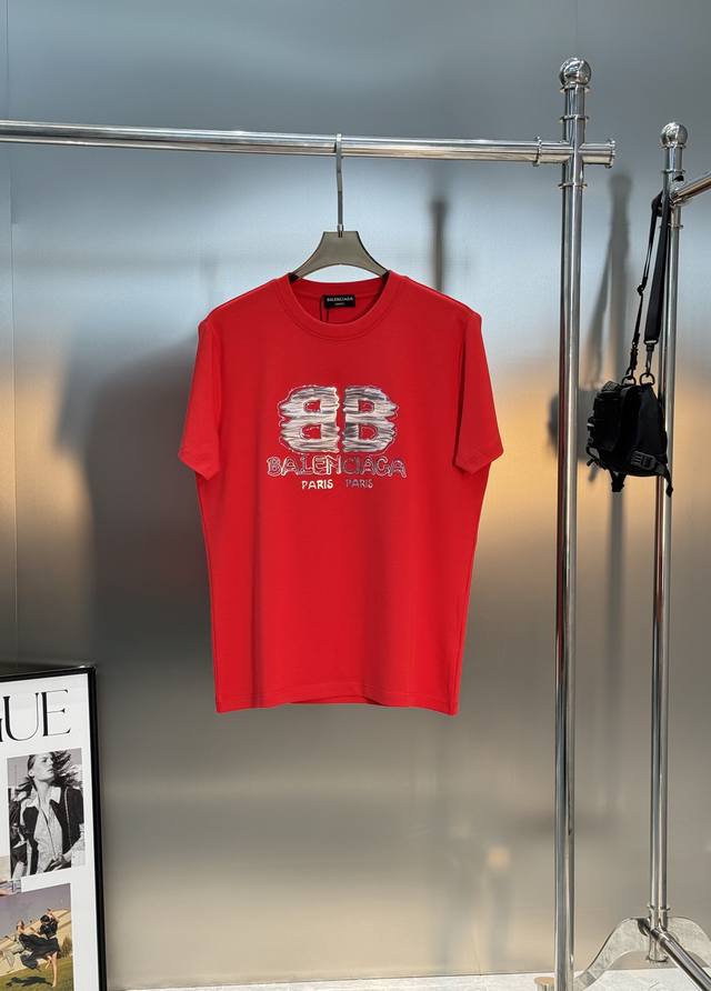 Balencia*Ga Paris*25S New Modal T-shirt. Customizable. Made of 100% high-weight