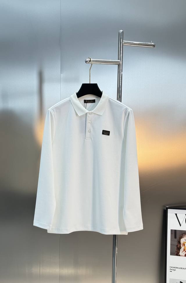 Loro Piana 25S Autumn/Winter New Men's Casual Polo. Featuring the latest classic