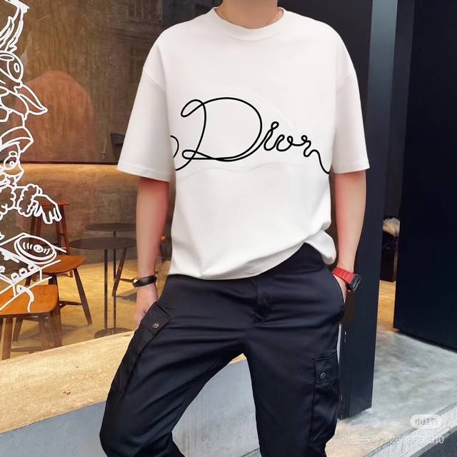 Dior 26S New Trendy T-Shirt. Unisex, made of pure cotton, soft and comfortable,