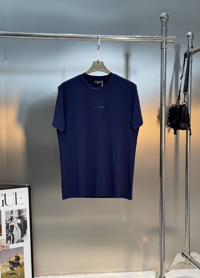 Balenciaga 25S New Modal T-Shirt. Basic style recommended! Clean and crisp. Clas