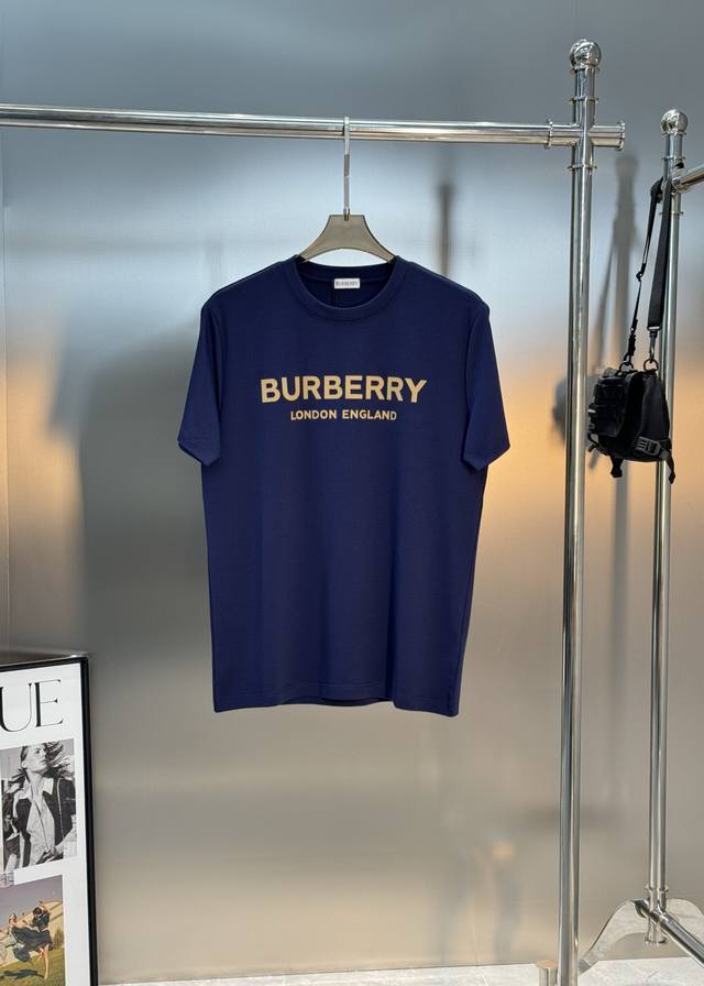 Bbr* Burberry 25S New Letter T-Shirt. A refreshed and upgraded versatile basic s