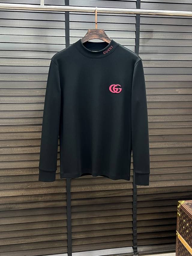Gucci #25 Autumn/Winter German Fleece Fleece Trim High Neck Base Layer Shirt Thi