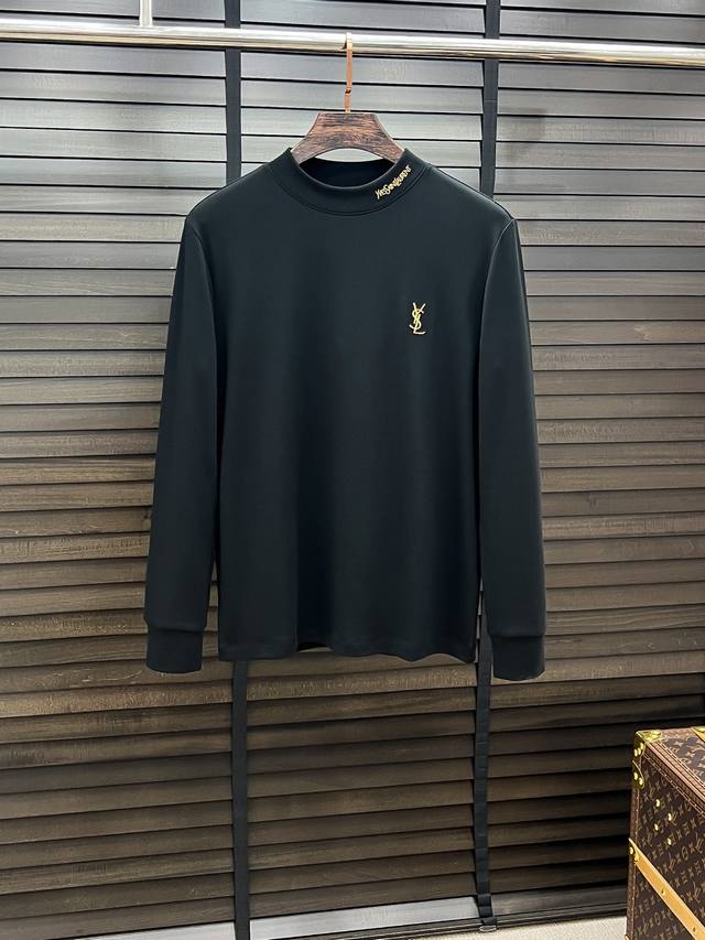 YSL-Saint Laurent# 25 Autumn/Winter German Fleece Micro-lined High-neck Base Lay