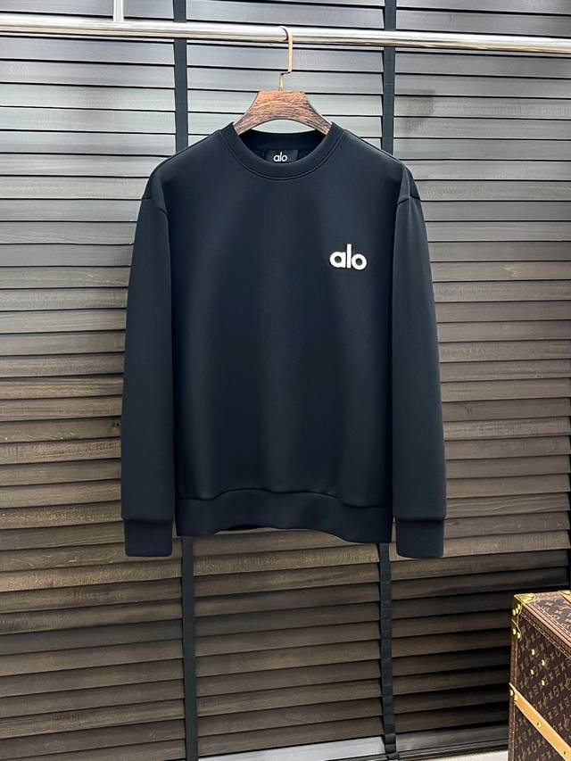 Alo# 25 Autumn/Winter 8 Meiji Air Layer Pullover Crew Neck Sweatshirt Unisex Fas