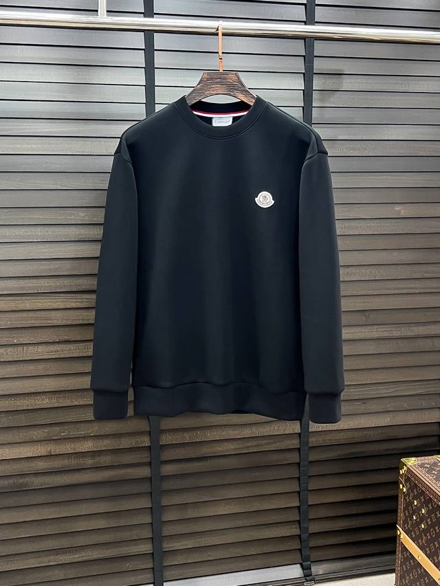 Moncler #25 Autumn/Winter 8-Piece Air Layer Crew Neck Sweatshirt Unisex Fashiona